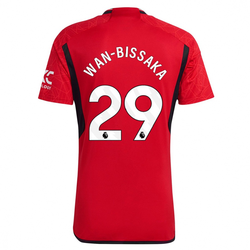 Niño Fútbol Camiseta Aaron Wan-Bissaka #29 Rojo 1ª Equipación 2023/24