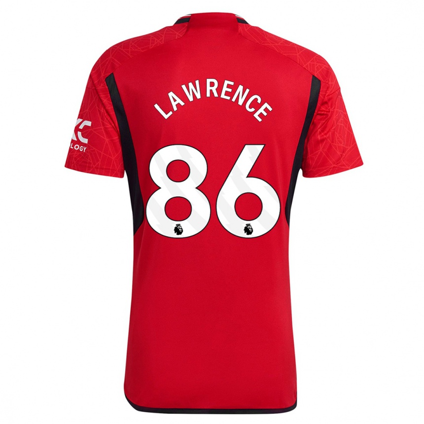 Niño Fútbol Camiseta Marcus Lawrence #86 Rojo 1ª Equipación 2023/24