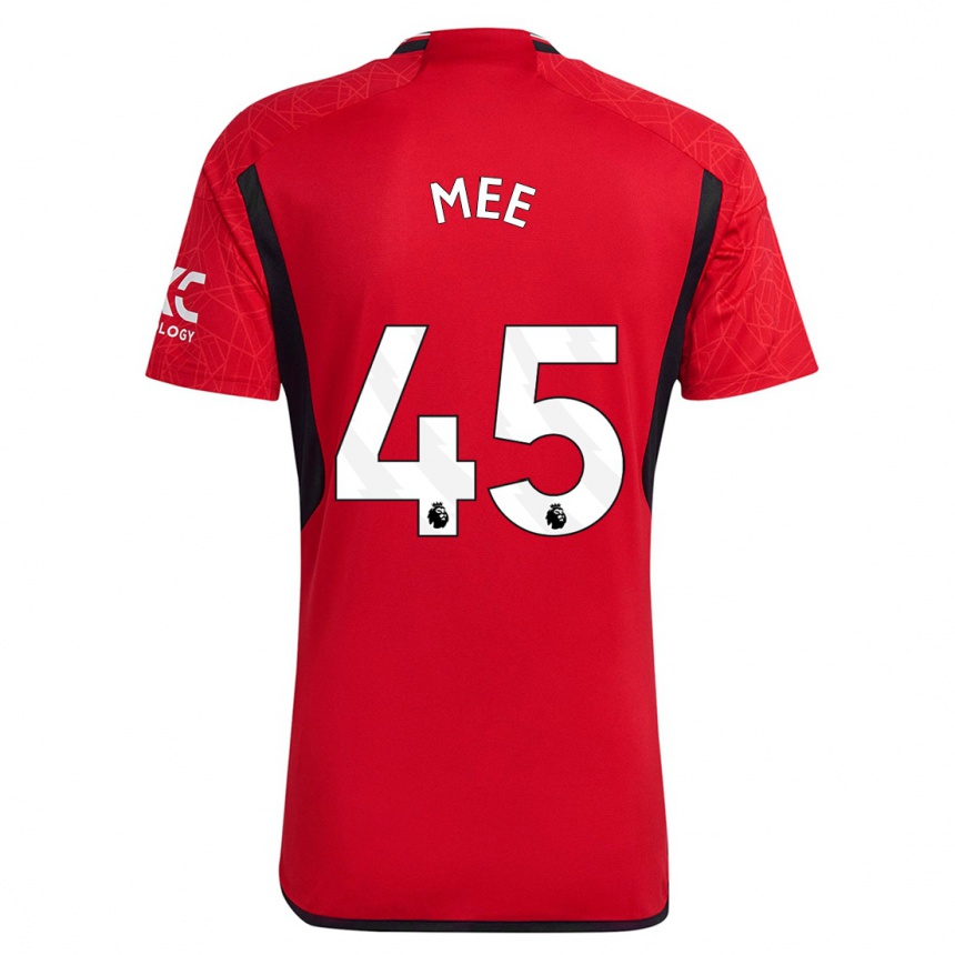 Niño Fútbol Camiseta Dermot Mee #45 Rojo 1ª Equipación 2023/24