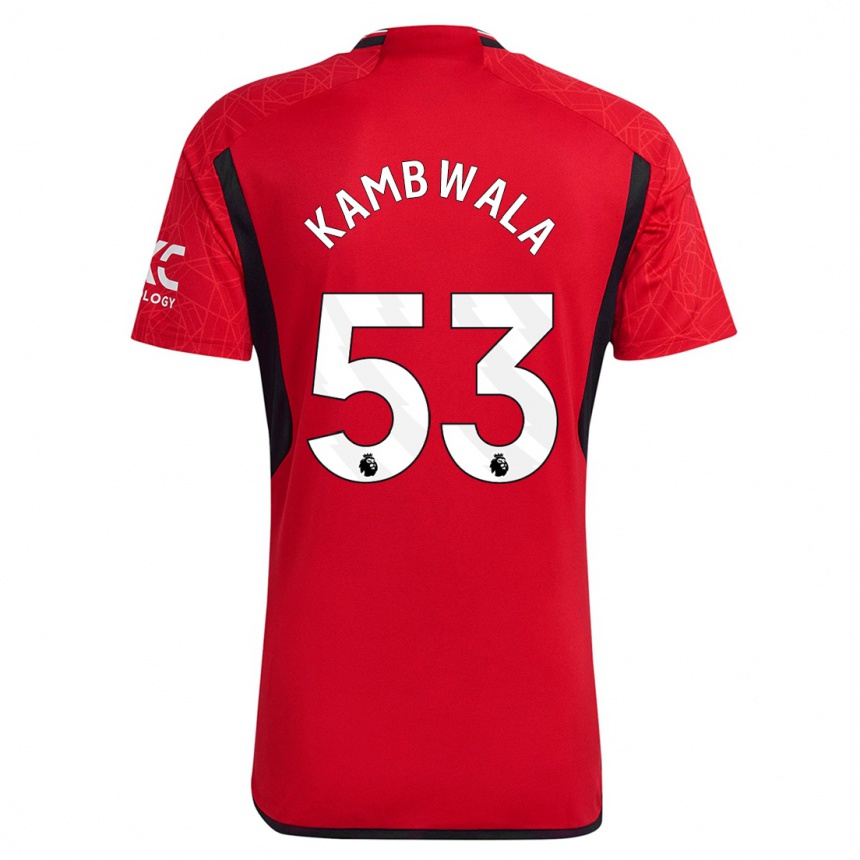 Niño Fútbol Camiseta Willy Kambwala #53 Rojo 1ª Equipación 2023/24