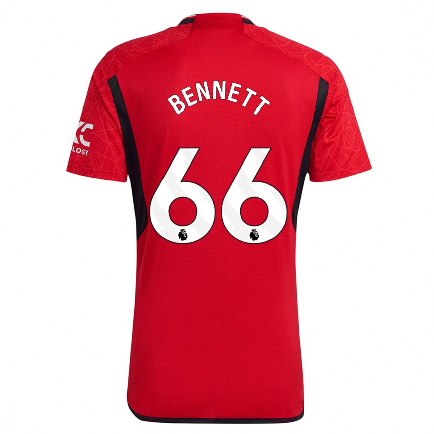 Niño Fútbol Camiseta Rhys Bennett #66 Rojo 1ª Equipación 2023/24