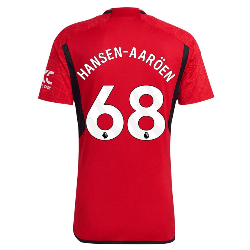 Niño Fútbol Camiseta Isak Hansen-Aaröen #68 Rojo 1ª Equipación 2023/24