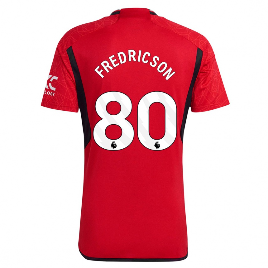 Niño Fútbol Camiseta Tyler Fredricson #80 Rojo 1ª Equipación 2023/24