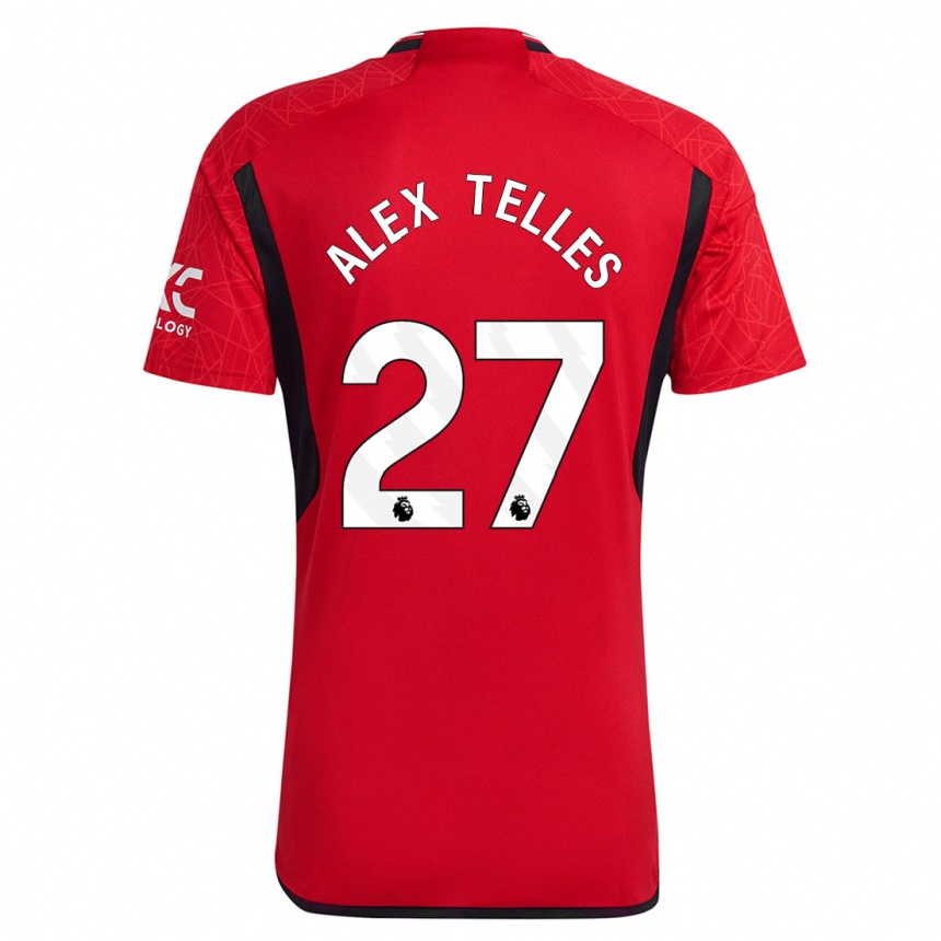 Niño Fútbol Camiseta Alex Nicolao Telles #27 Rojo 1ª Equipación 2023/24