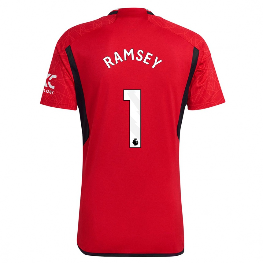 Niño Fútbol Camiseta Emily Ramsey #1 Rojo 1ª Equipación 2023/24