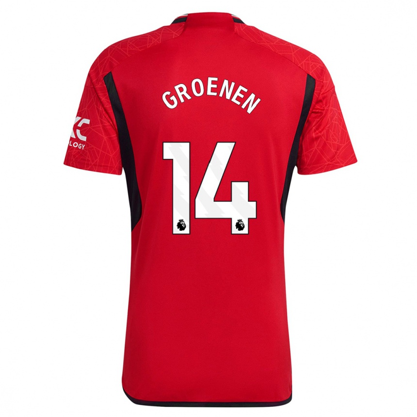 Niño Fútbol Camiseta Jackie Groenen #14 Rojo 1ª Equipación 2023/24