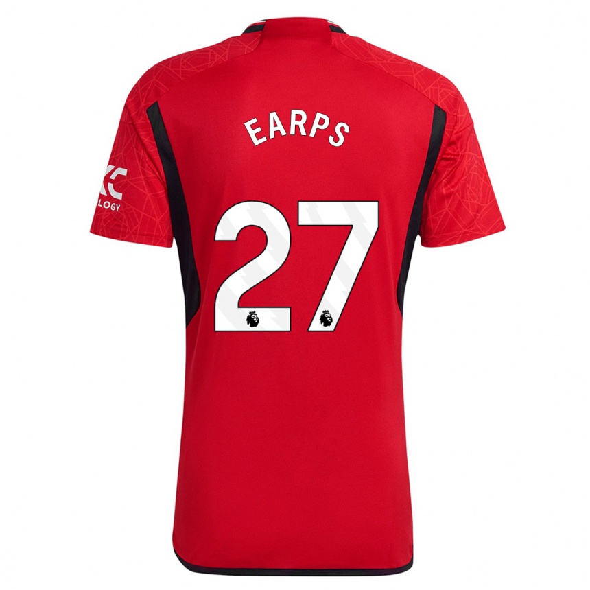 Niño Fútbol Camiseta Mary Earps #27 Rojo 1ª Equipación 2023/24