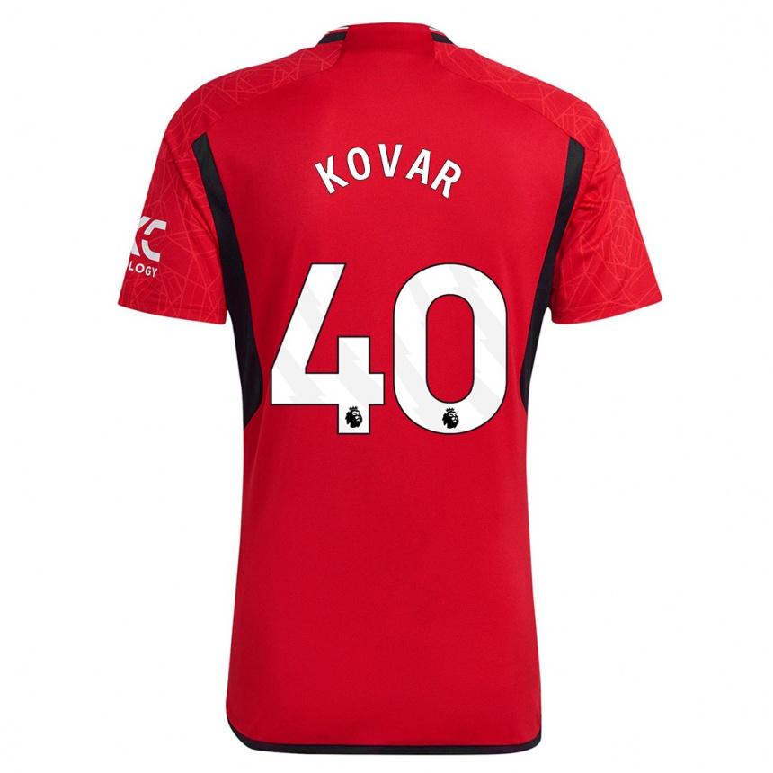 Niño Fútbol Camiseta Matej Kovar #40 Rojo 1ª Equipación 2023/24