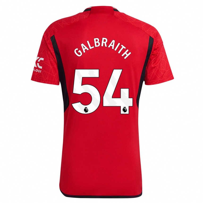 Niño Fútbol Camiseta Ethan Galbraith #54 Rojo 1ª Equipación 2023/24