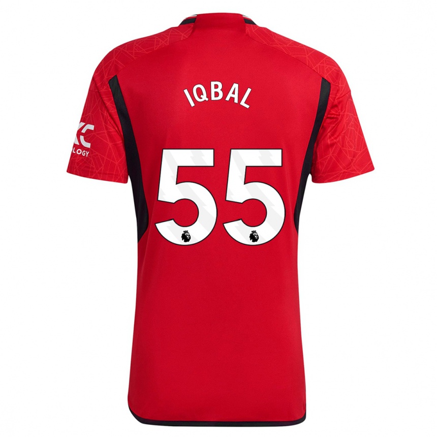 Niño Fútbol Camiseta Zidane Iqbal #55 Rojo 1ª Equipación 2023/24