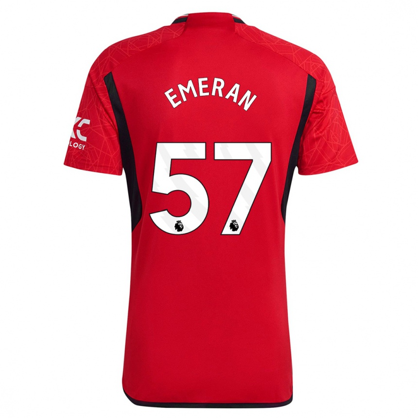 Niño Fútbol Camiseta Noam Emeran #57 Rojo 1ª Equipación 2023/24