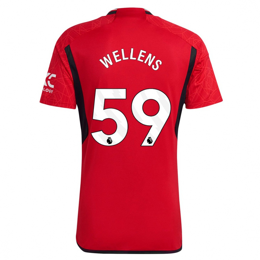 Niño Fútbol Camiseta Charlie Wellens #59 Rojo 1ª Equipación 2023/24