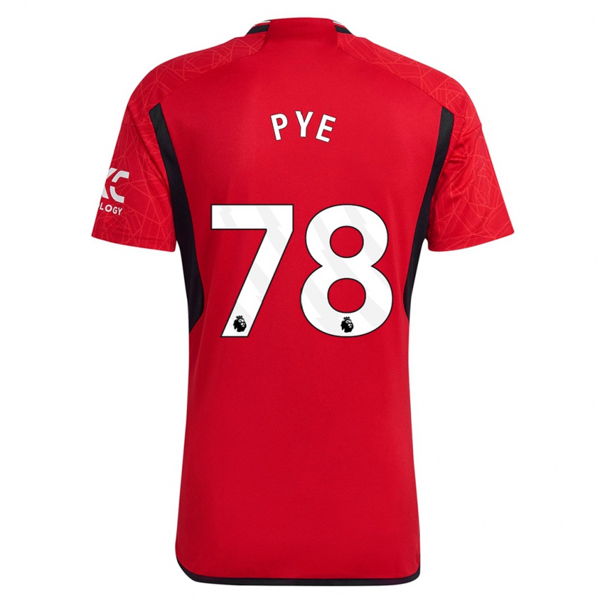 Niño Fútbol Camiseta Logan Pye #78 Rojo 1ª Equipación 2023/24