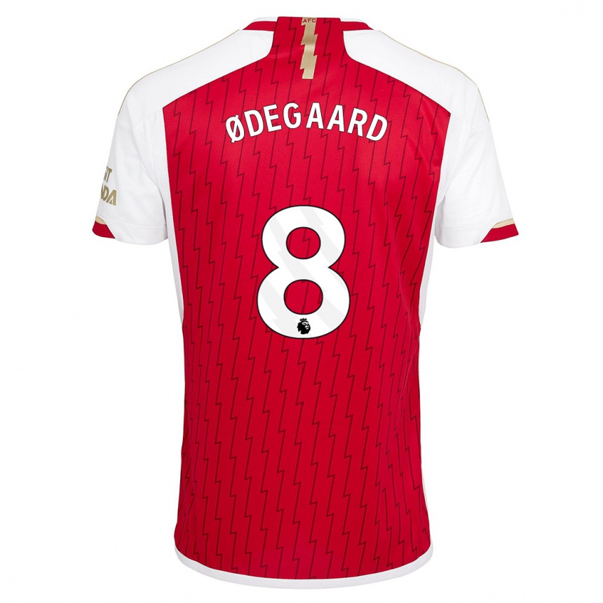 Niño Fútbol Camiseta Martin Odegaard #8 Rojo 1ª Equipación 2023/24