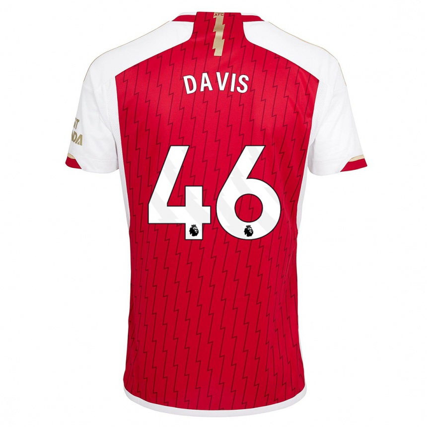 Niño Fútbol Camiseta Timi Davis #46 Rojo 1ª Equipación 2023/24