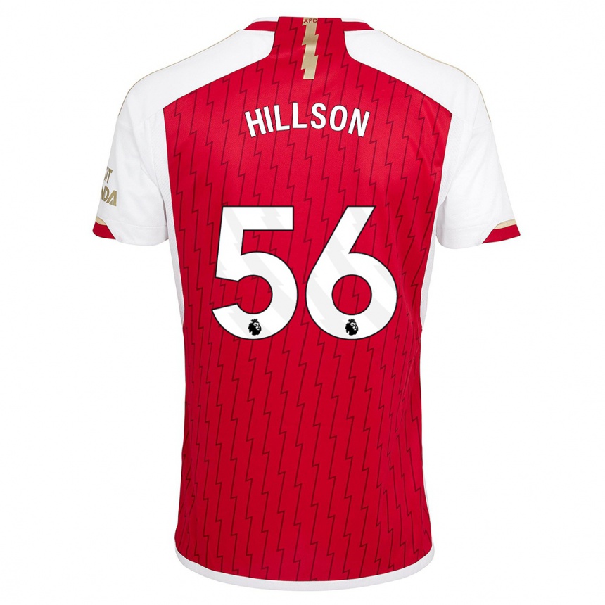 Niño Fútbol Camiseta James Hillson #56 Rojo 1ª Equipación 2023/24