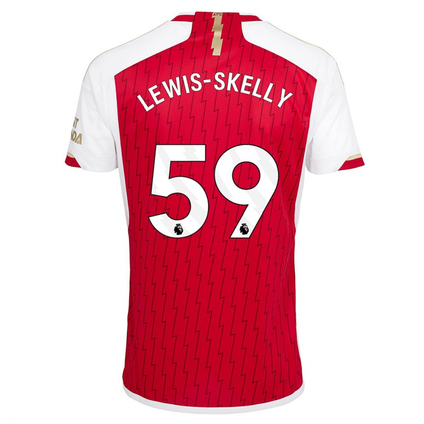 Niño Fútbol Camiseta Myles Lewis-Skelly #59 Rojo 1ª Equipación 2023/24