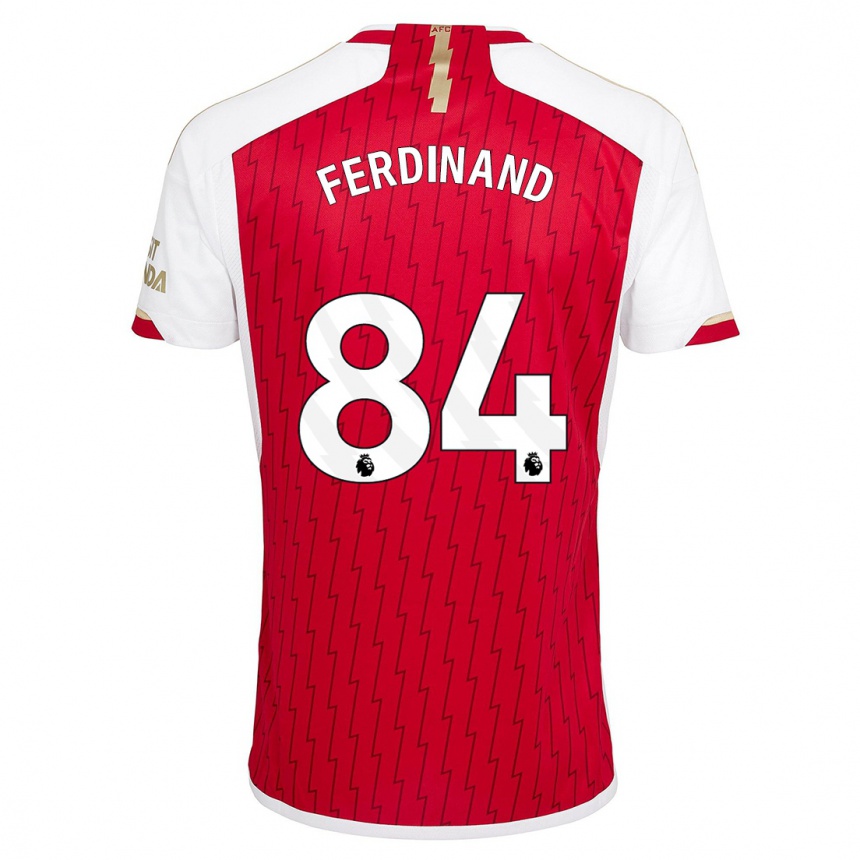 Niño Fútbol Camiseta Seb Ferdinand #84 Rojo 1ª Equipación 2023/24