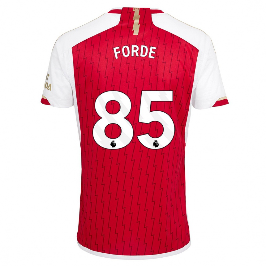 Niño Fútbol Camiseta Romari Forde #85 Rojo 1ª Equipación 2023/24