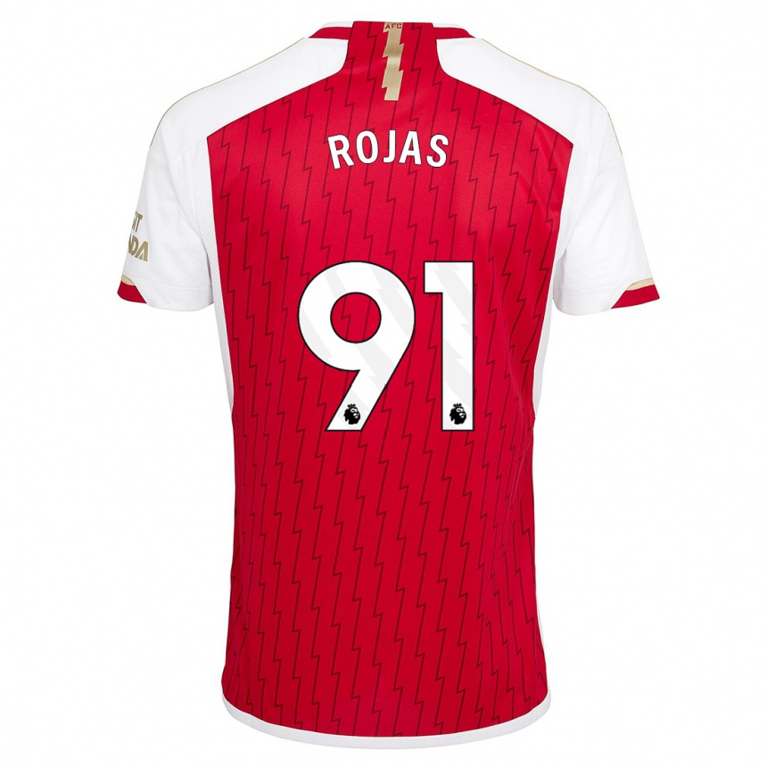 Niño Fútbol Camiseta Alexei Rojas #91 Rojo 1ª Equipación 2023/24