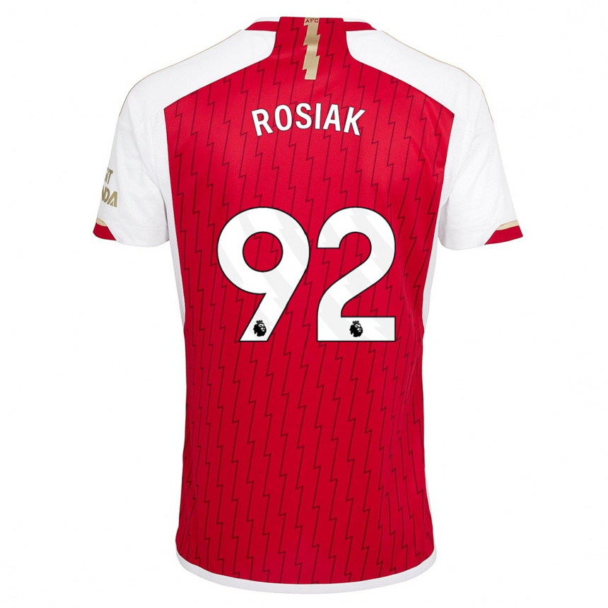 Niño Fútbol Camiseta Michal Rosiak #92 Rojo 1ª Equipación 2023/24