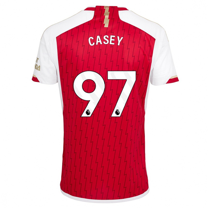 Niño Fútbol Camiseta Dan Casey #97 Rojo 1ª Equipación 2023/24