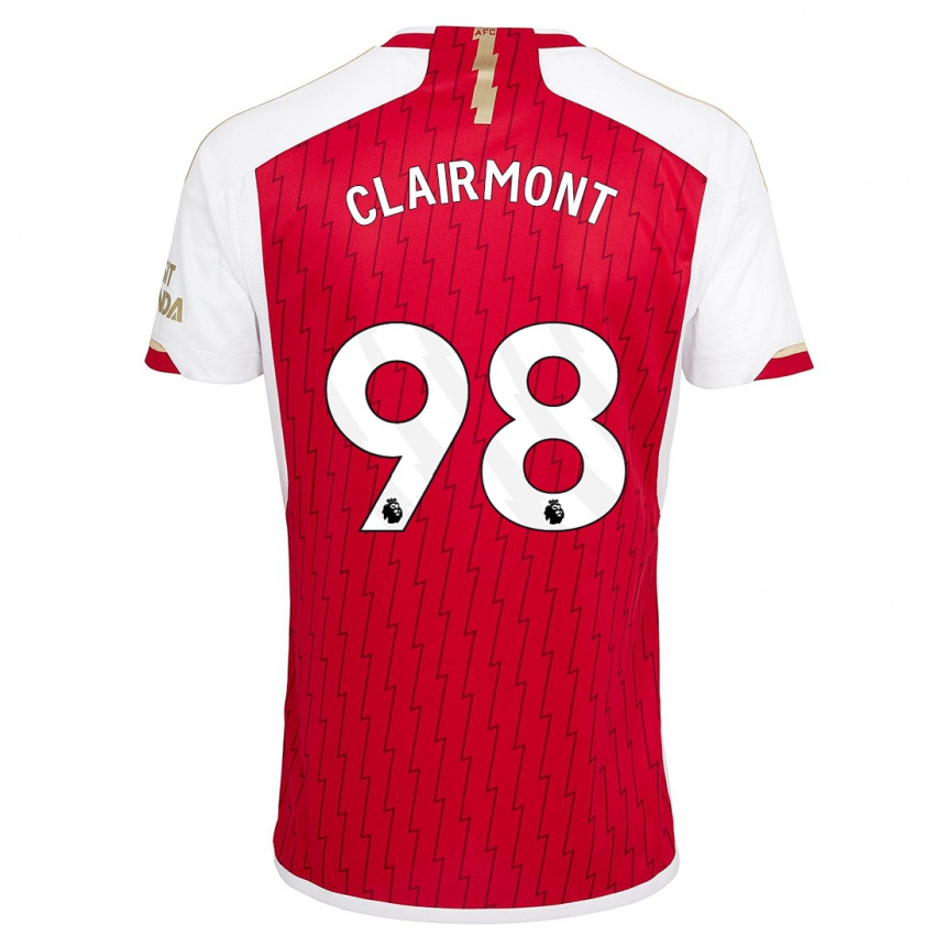 Niño Fútbol Camiseta Reece Clairmont #98 Rojo 1ª Equipación 2023/24