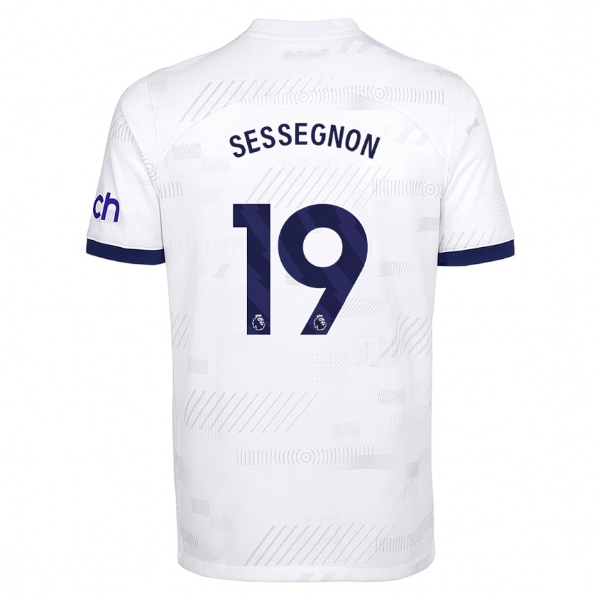 Niño Fútbol Camiseta Ryan Sessegnon #19 Blanco 1ª Equipación 2023/24