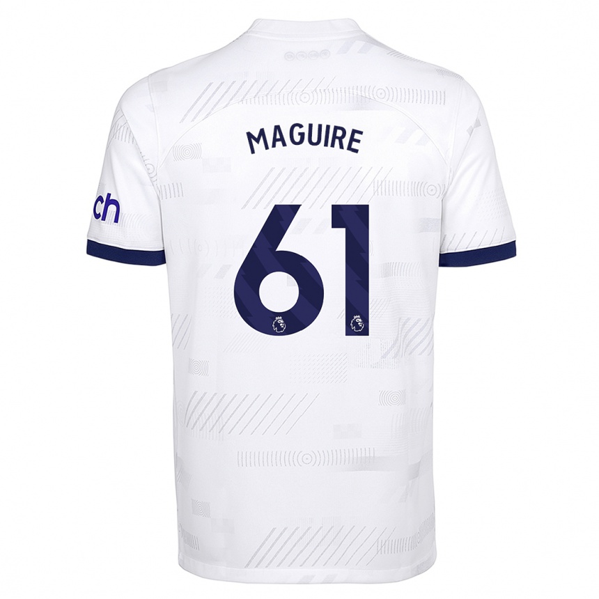 Niño Fútbol Camiseta Aaron Maguire #61 Blanco 1ª Equipación 2023/24