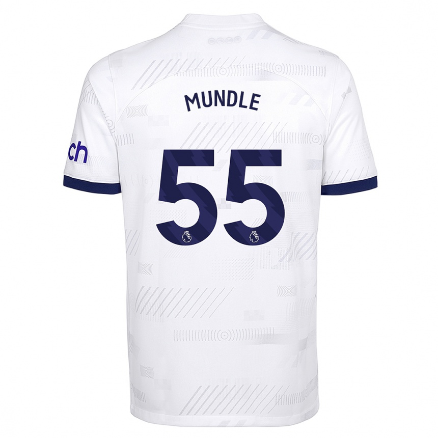 Niño Fútbol Camiseta Romaine Mundle #55 Blanco 1ª Equipación 2023/24