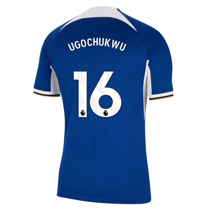 Niño Fútbol Camiseta Lesley Ugochukwu #16 Azul 1ª Equipación 2023/24