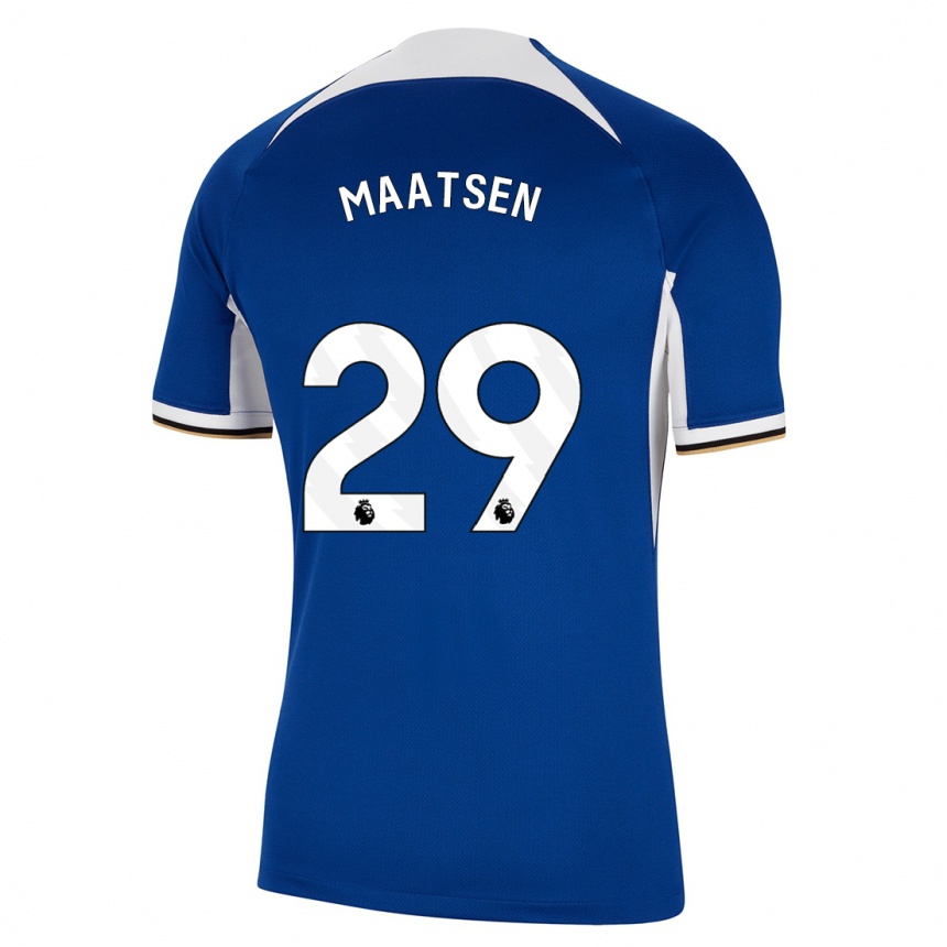 Niño Fútbol Camiseta Ian Maatsen #29 Azul 1ª Equipación 2023/24