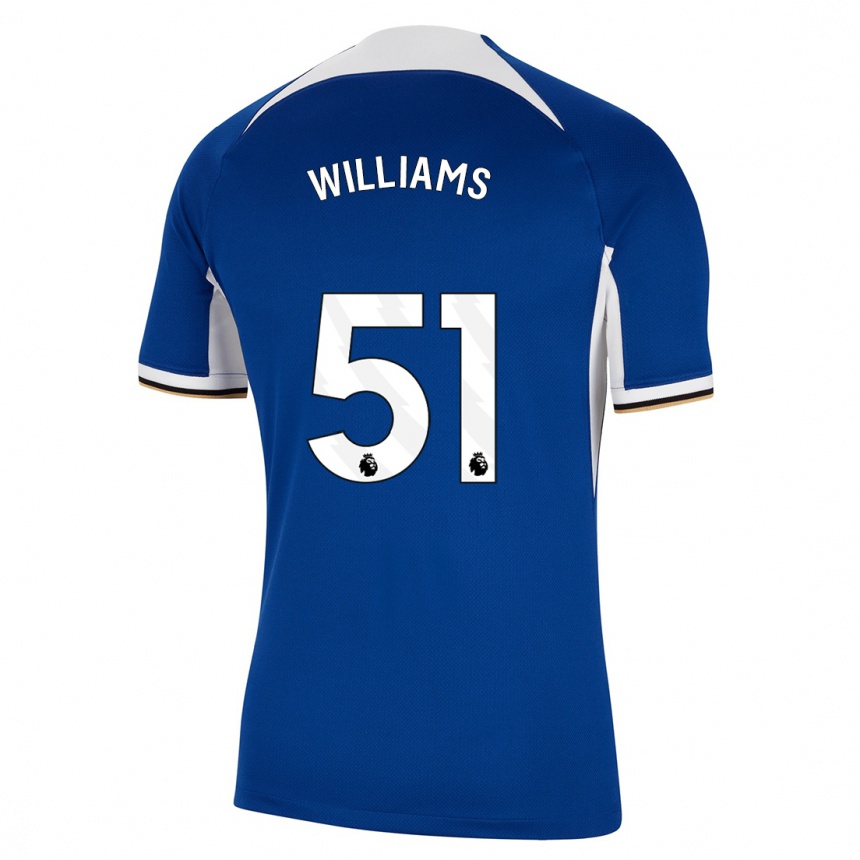 Niño Fútbol Camiseta Dylan Williams #51 Azul 1ª Equipación 2023/24