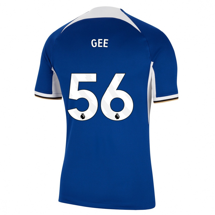 Niño Fútbol Camiseta Billy Gee #56 Azul 1ª Equipación 2023/24