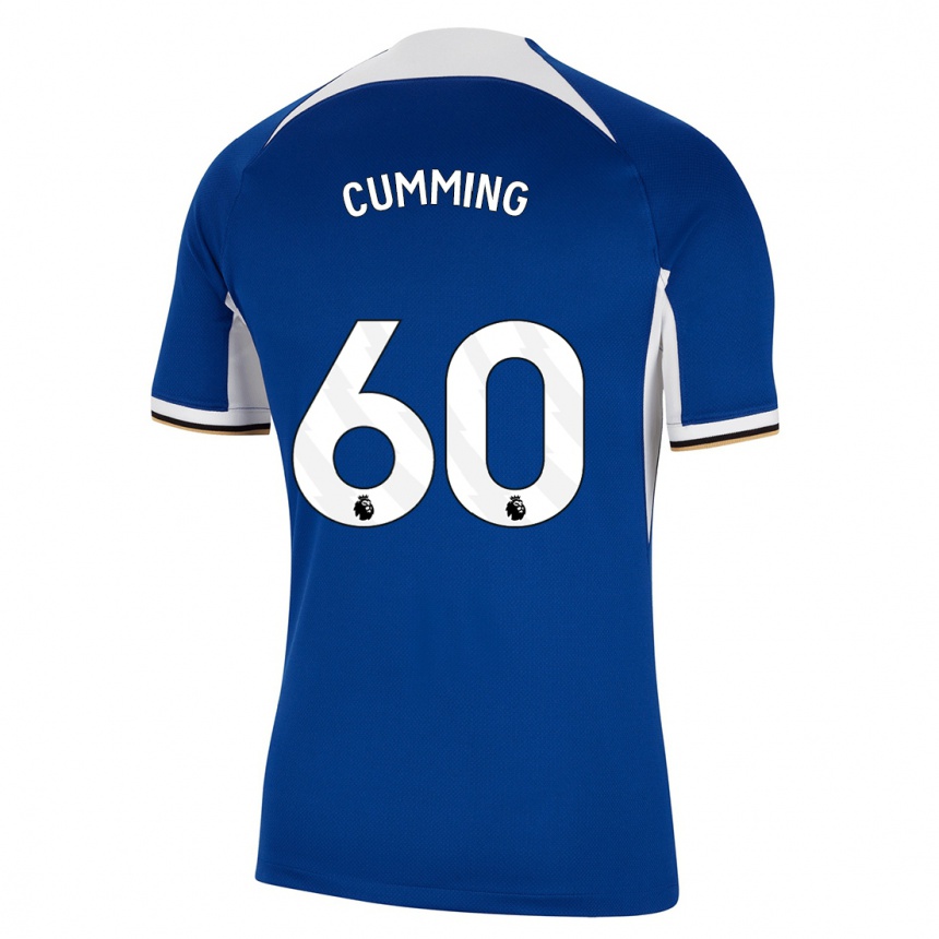 Niño Fútbol Camiseta Jamie Cumming #60 Azul 1ª Equipación 2023/24