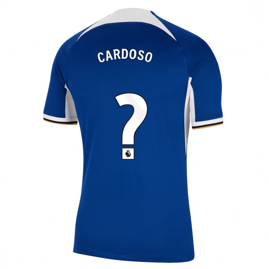 Niño Fútbol Camiseta Leo Cardoso #0 Azul 1ª Equipación 2023/24