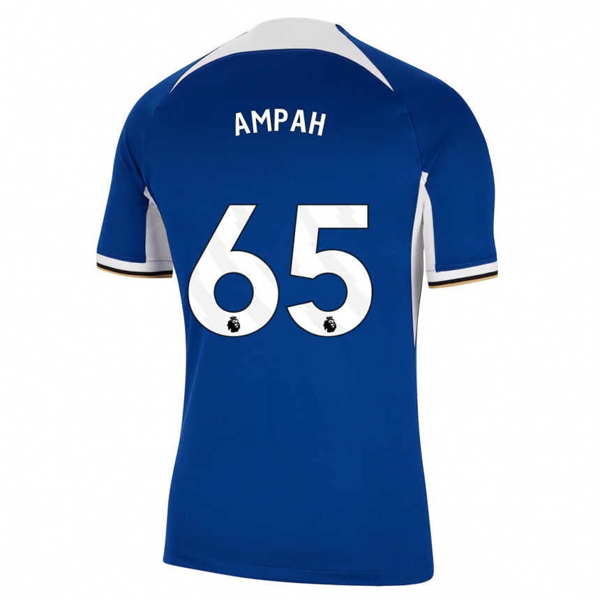 Niño Fútbol Camiseta Ato Ampah #65 Azul 1ª Equipación 2023/24