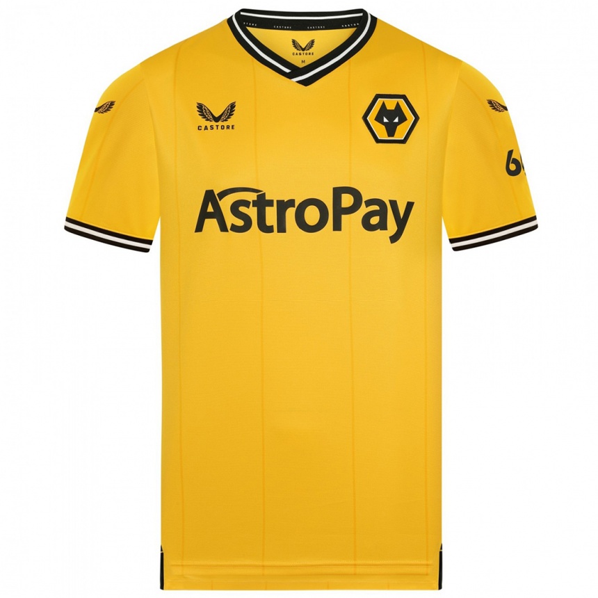 Niño Fútbol Camiseta Brayden Clarke #0 Amarillo 1ª Equipación 2023/24