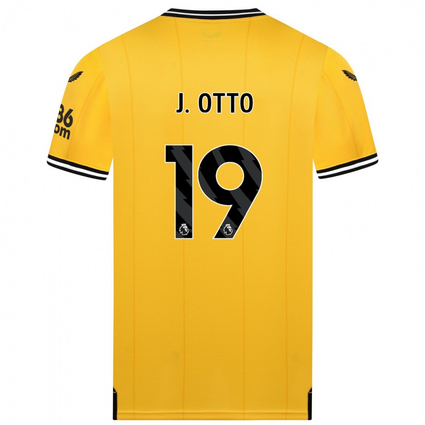 Niño Fútbol Camiseta Jonny Otto #19 Amarillo 1ª Equipación 2023/24