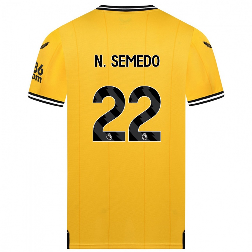 Niño Fútbol Camiseta Nélson Semedo #22 Amarillo 1ª Equipación 2023/24