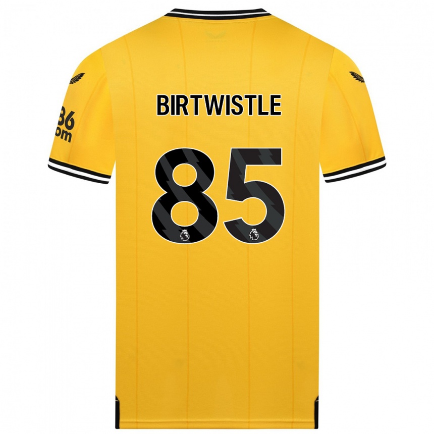 Niño Fútbol Camiseta Harry Birtwistle #85 Amarillo 1ª Equipación 2023/24