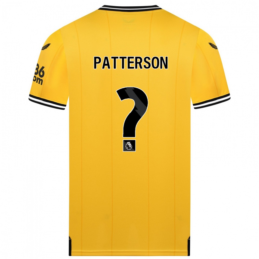 Niño Fútbol Camiseta Lennon Patterson #0 Amarillo 1ª Equipación 2023/24