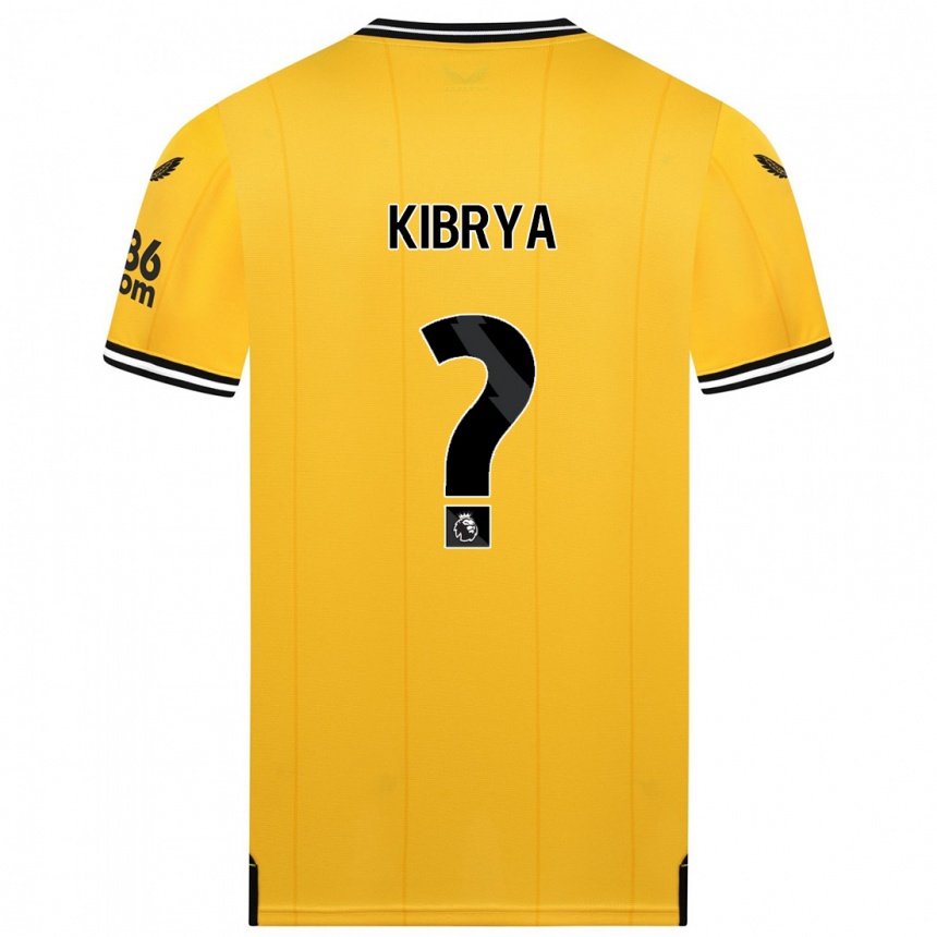 Niño Fútbol Camiseta Lucas Kibrya #0 Amarillo 1ª Equipación 2023/24