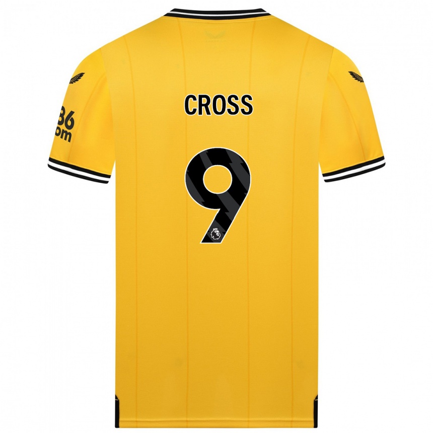 Niño Fútbol Camiseta Jade Cross #9 Amarillo 1ª Equipación 2023/24