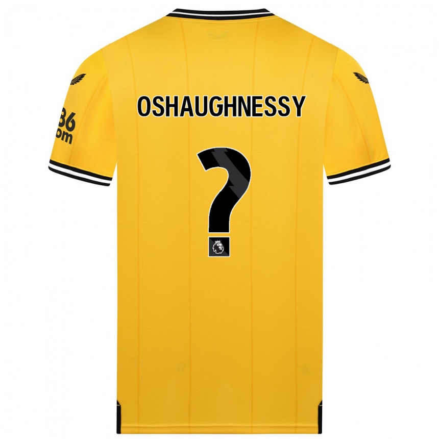 Niño Fútbol Camiseta Joe Oshaughnessy #0 Amarillo 1ª Equipación 2023/24