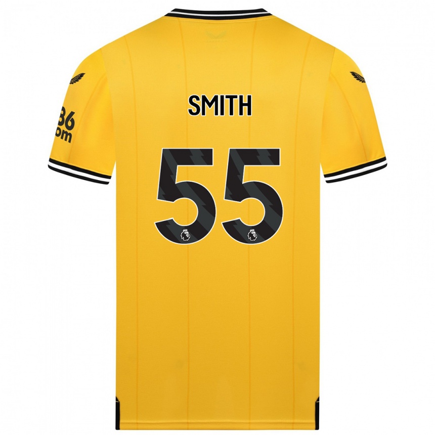 Niño Fútbol Camiseta Jackson Smith #55 Amarillo 1ª Equipación 2023/24
