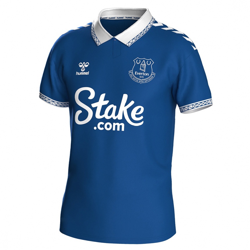 Niño Fútbol Camiseta Stanley Mills #0 Azul Real 1ª Equipación 2023/24