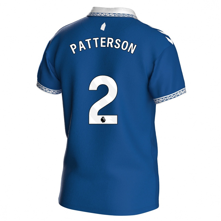 Niño Fútbol Camiseta Nathan Patterson #2 Azul Real 1ª Equipación 2023/24