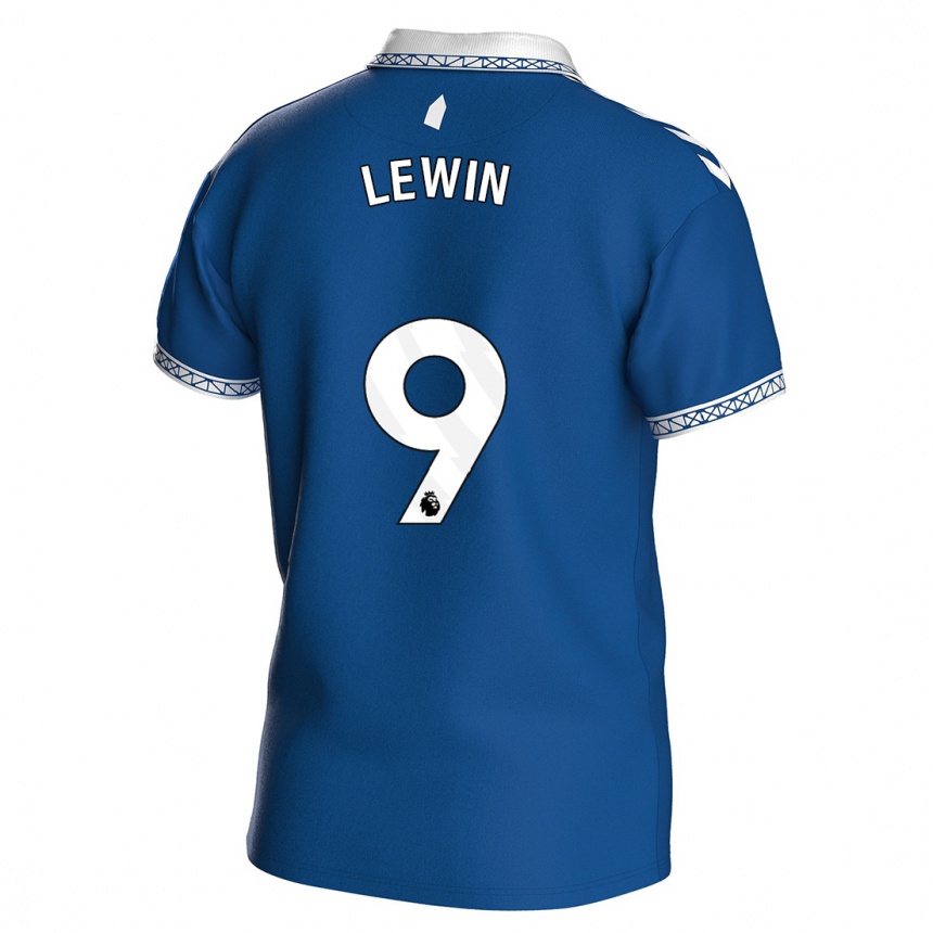 Niño Fútbol Camiseta Dominic Calvert-Lewin #9 Azul Real 1ª Equipación 2023/24