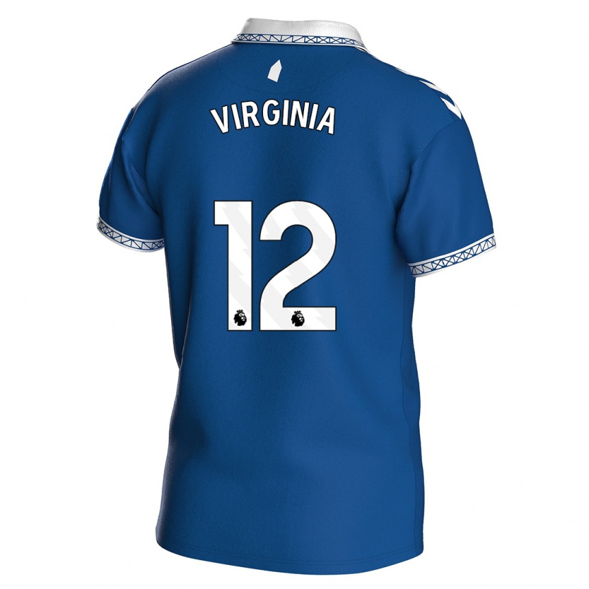 Niño Fútbol Camiseta João Virgínia #12 Azul Real 1ª Equipación 2023/24